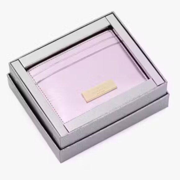 Kate Spade New York Quartz Pink Kenzie Boxed Small Cardholder - Picture 4 of 4